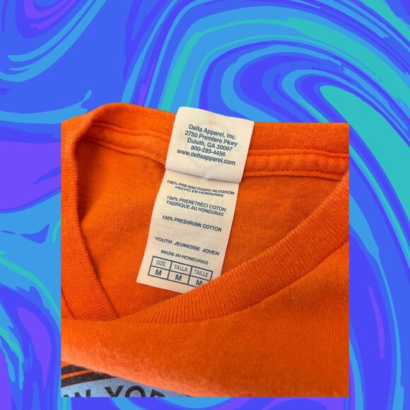 NYCFC Youth T-Shirt — Orange w/ Ford Logo ⚽🧡 - Picture 5 of 5